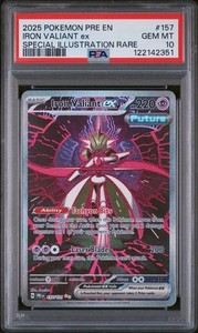 Iron Valiant ex 157/131 SV: Prismatic Evolutions Special Illustration Rare Holo