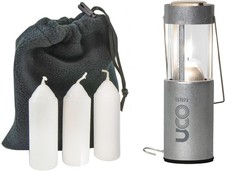 Candle Lantern Original Size Aluminum 3 Candles Storage Bag UCO Value Pack