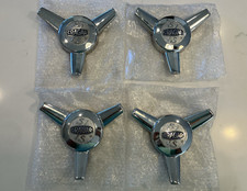 Used Set Of Four Vintage Cragar Ss Wheel Tri Bar Spinner Center Caps Knock Offs