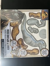 Jurassic World Dominion Wood Dinosaur Activity Box 27 Pieces Stickers New