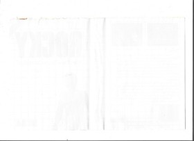 Sega Master System ROCKY w/Cartridge, Instructions & Box (CIB)