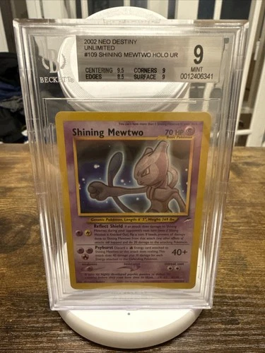 2002 POKEMON NEO DESTINY #109 SHINING MEWTWO BGS 9