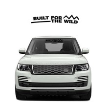 Pegatinas parabrisas Built for the Wild compatible con Land Rover Range Rover