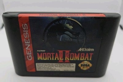 Mortal Kombat II 2 Sega Genesis Cart Only Tested Works Free Shipping!
