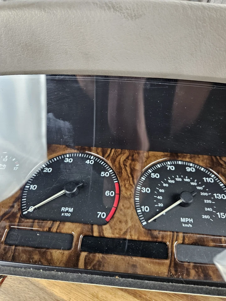 1995-1997 Se adapta a Jaguar XJ6 Mph Velocímetro Instrumento Tacómetro Cuadro Foto 3 de 4