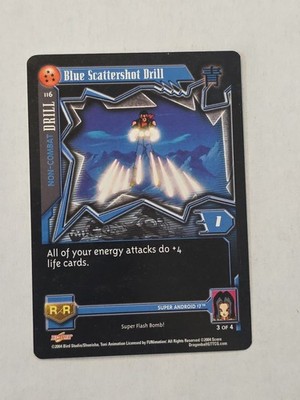 Dragon Ball GT TCG Blue Scattershot Drill 116 Super 17 Saga 1st Edition