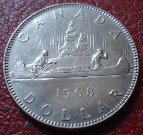 1968 CANADA 1 DOLLAR IN EF CONDITION