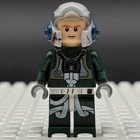 LEGO Minifigure Star Wars Rebel Pilot A-Wing Two-Sided Head sw0437 75003