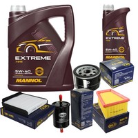 SCT Inspektionspaket 6L Mannol Extreme 5W-40 FüR Dacia Logan MCV 1.6 16V Renault