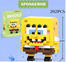 4 box Nano Blocks Building Bricks Cartoon Gift 5-8mm age 14+ Children Education