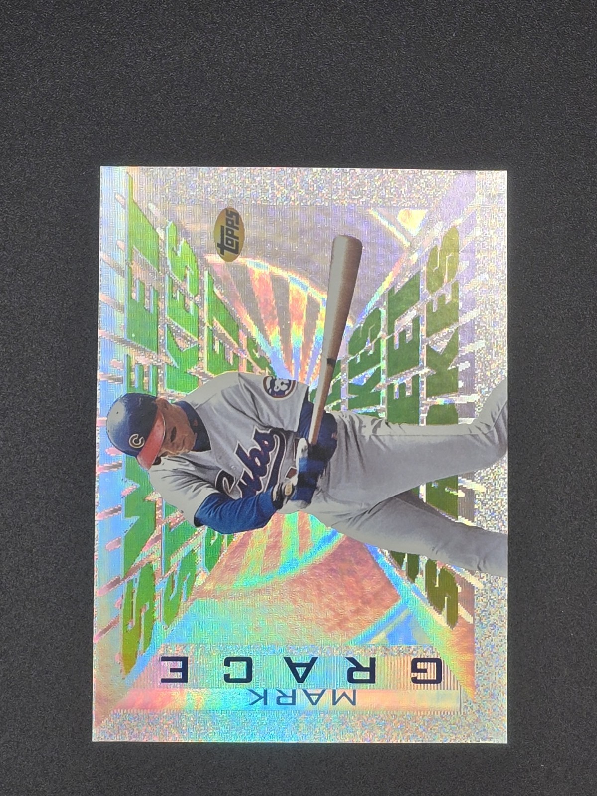 1997 Topps Sweet Strokes #SS5 Mark Grace Chicago Cubs 90's Hit Leader