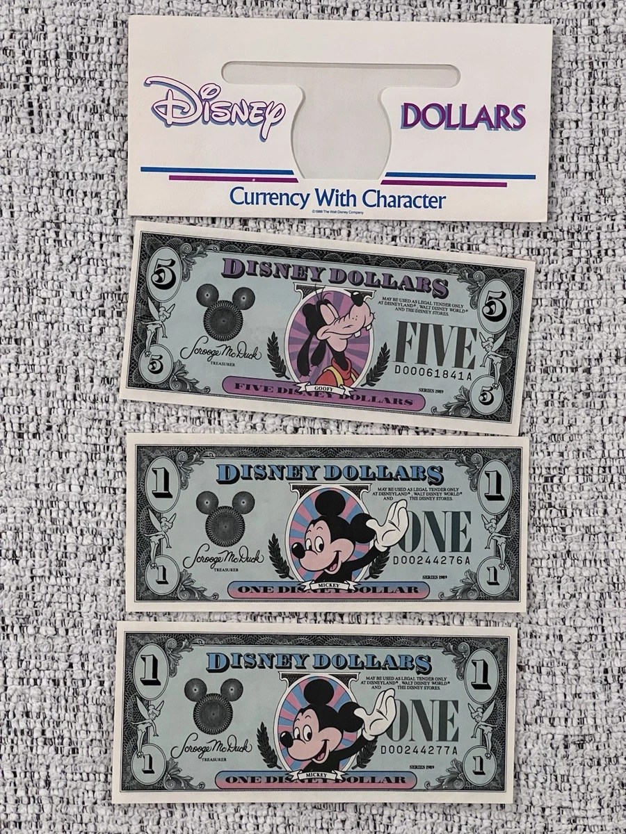 Disney Dollars (1968-Now) for sale | eBay