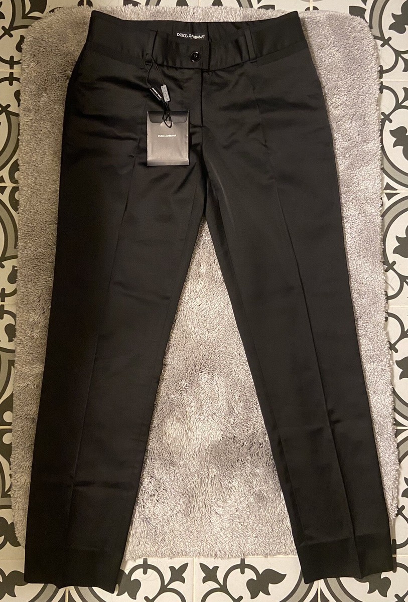 パンツ DOLCE GABBANA Women Trousers F290XTFU28DN0000 Black Dolce and Gabbana Womens Black Dress Pants Trousers Size 40