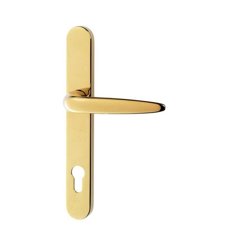 uPVC Door Handle Yale Sparta Sprung Double Glazing Composite Set Pair Patio PVC - Picture 6 of 7