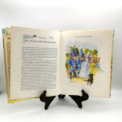Vintage 80er Jahre Der Zauberer von Oz. Gebundenes Buch 1989. L Frank Baum. Illustriert - Bild 2 von 8