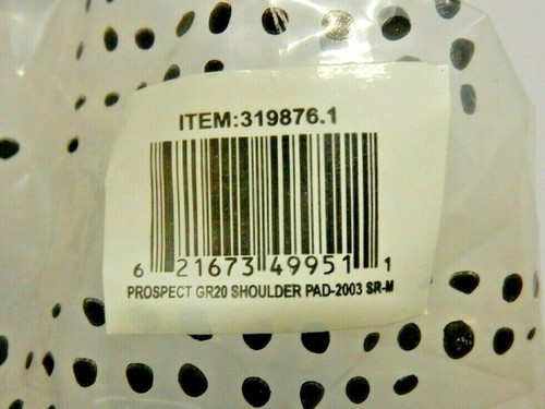 NEW HESPELER PROSPECT GR20 SERIES ICE HOCKEY SHOULDER PADS ~ SIZE: MEN'S MEDIUM - Picture 4 of 12