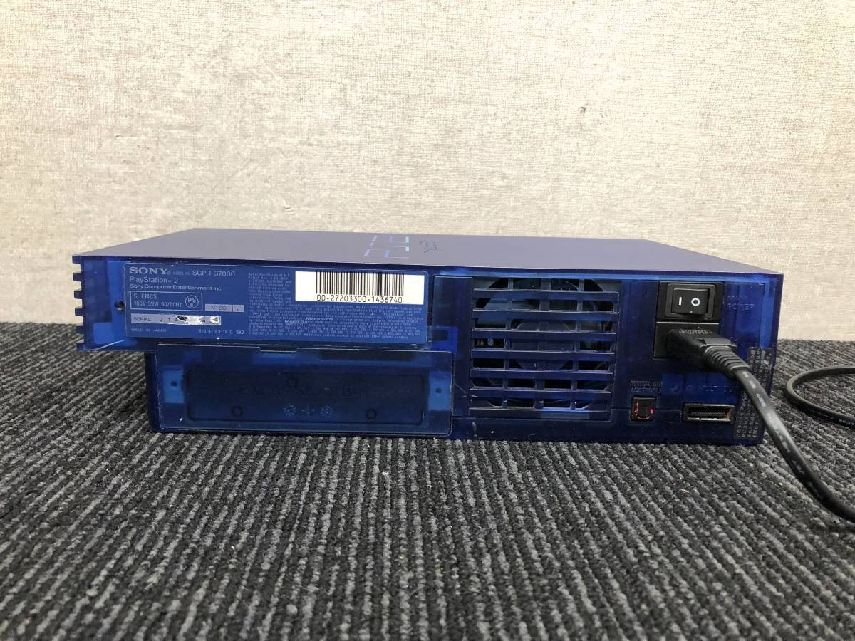 PS2　SCPH-37000 PS2 PlayStation 2 SCPH-37000 Ocean Blue Console SONY Japan