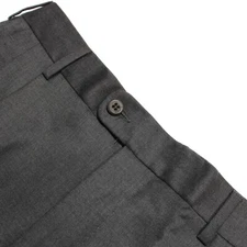 Zanella Platinum NWOT Super 130s Wool Bennett Dress Pants Size 30 US In Gray