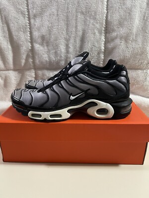 Nike Air Max Plus Tn Men s size 8 black white silver gray, Worn 1/2 times