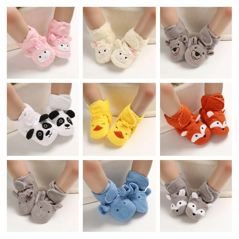 Newborn Baby Boys Girls Pram Shoes Infant Winter Warm Boots Comfortable Booties