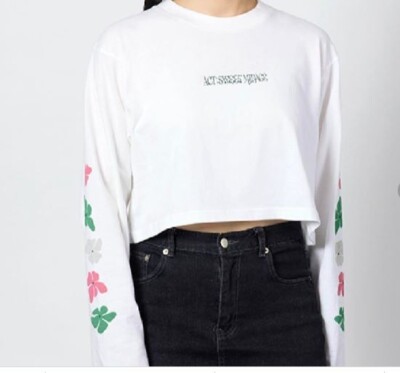 【2枚セット】TXT L/S T-SHIRT (CROP) TXT ACT : SWEET MIRAGE IN JAPAN DOME CROP L/S T-SHIRT Size M
