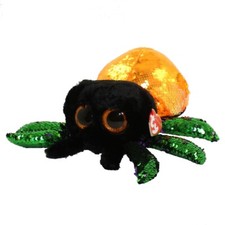 TY Flippables Sequin Plush - GLINT the Spider (Medium Size - 9 inch) - MWMTs