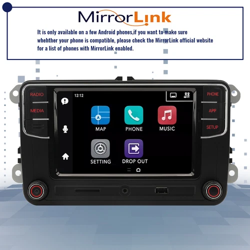 Auto Carplay MirrorLink PQ Auto Radio NONAME 6.5inch RCD330 RCD340G 187B Android - Bild 8 von 13
