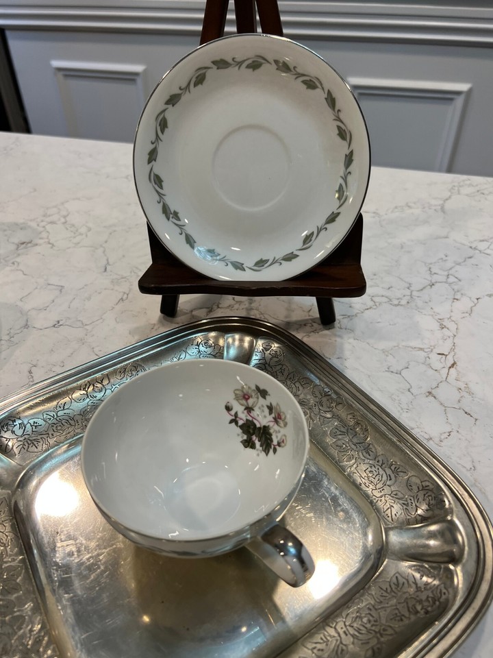 Flair Fine ChinaIrene4149Tea cup and saucer girls tea party gift 1st