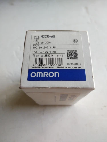 OMRON # H3CR-A8 TIMER. ( NEW IN ORIGINAL BOX ).