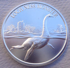 1 oz. 2023 Loch Ness Monster Cryptozoology Series Bu rounds .999 fine silver
