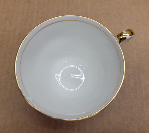 Aynsley Henley Gold Trim Bone China Green Backstamp 11 Cups & 12 Saucers - Picture 14 of 17