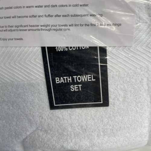 COTTON CRAFT Simplicity Ringspun Cotton Lightweight Bath Towels 27x52" Set of 7 - 第 4/12 張圖片