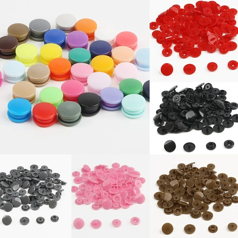 100set baby Resin snap buttons  snaps clothing accessories Press Stud Fasteners - Image 2 of 4