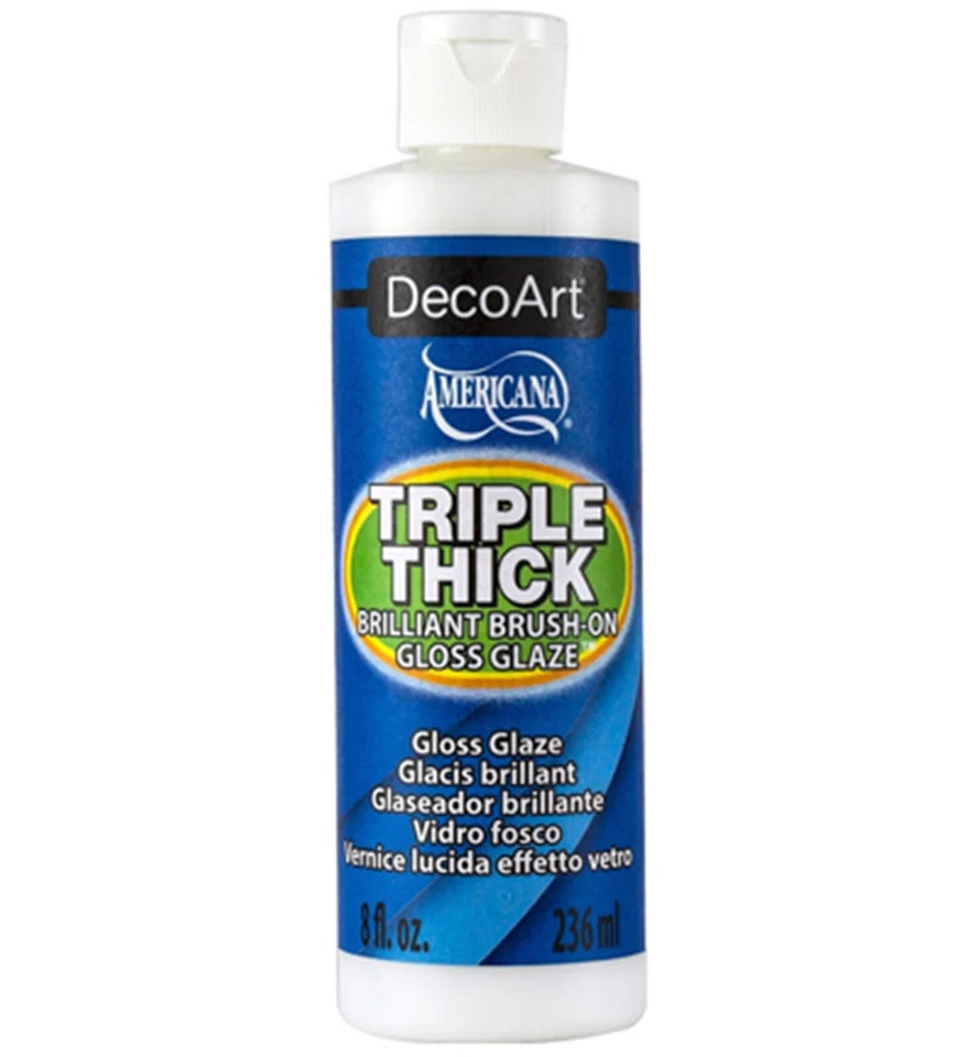 DecoArt Americana Triple Thick Gloss Glaze Lack 3D Keramikeffekt Glasureffekt