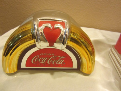 Biscottiera vintage 2002 Gibson Coca-Cola Rock and Roll JUKE BOX BISCOTTIERA vibrante - Foto 10 di 23