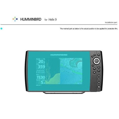 Für Kolibri Helix 9, Anti-Blend Matt LCD Displayschutzfolie Outdoor Film - Bild 2 von 12