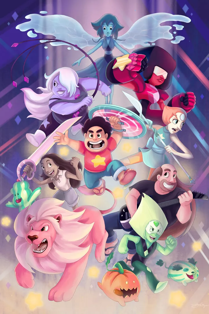 Steven universe e as crystal gems