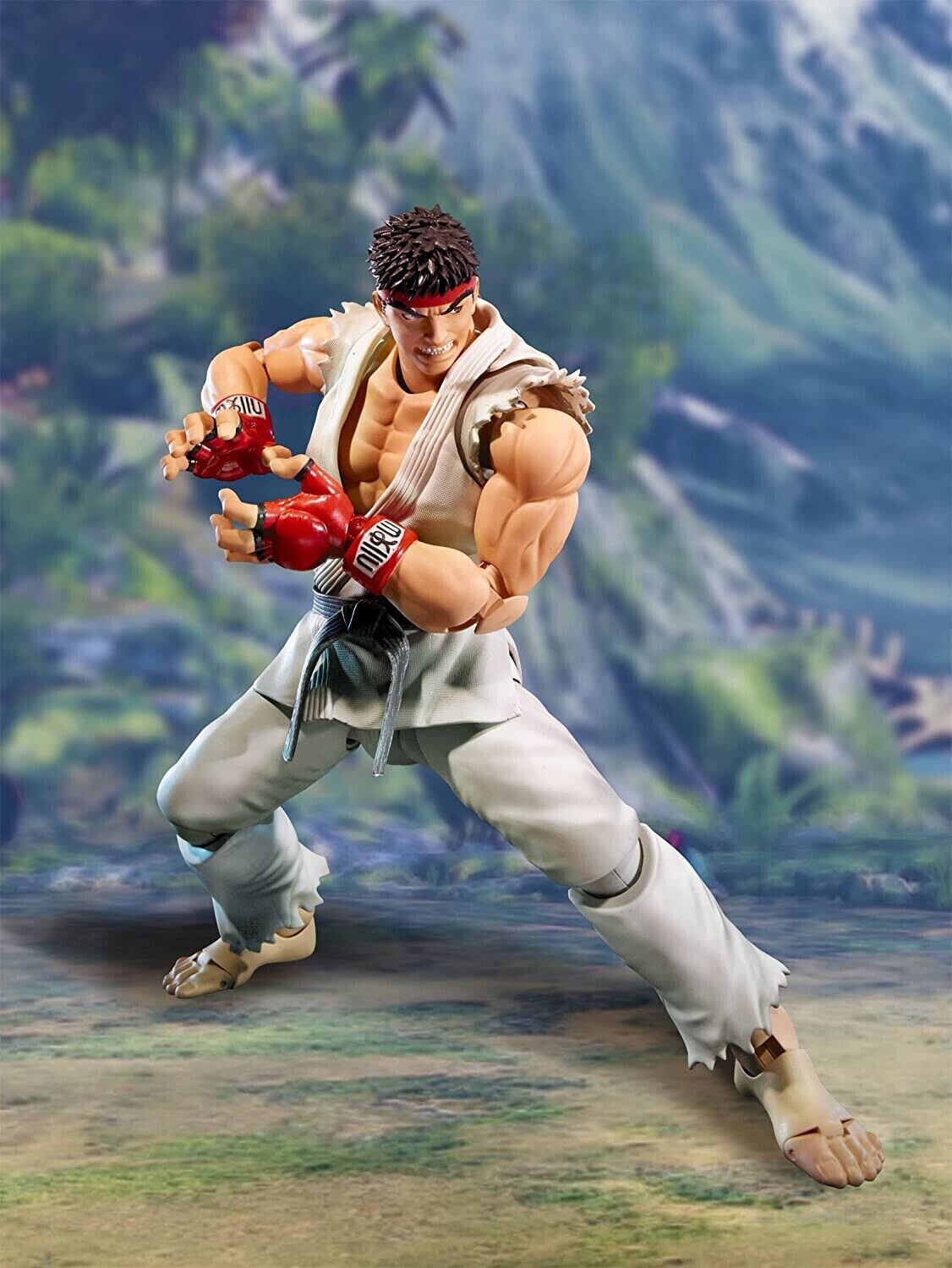 Street Fighter II - Bandai - Full Action Pose Figure - Ryu