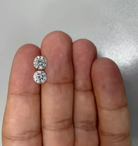 Lose im Labor gezüchtete CVD Diamanten 6,50 mm D Farbe WENN REINHEIT zertifizierte Diamanten 5 Stück - Bild 8 von 10