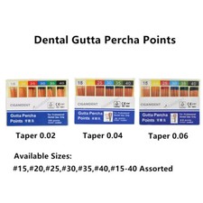 Dental Endo Gutta Percha Points Endodontic Root Canal Taper 0.02/0.04/0.06