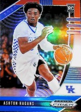 2020-21 Panini Prizm Draft Picks Crusade #79 Ashton Hagans Red White BLUE ROOKIE