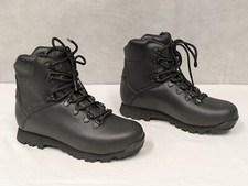 British Army Iturri Soft Leather Lightweight Combat Patrol Black Boots UK 7 NEW