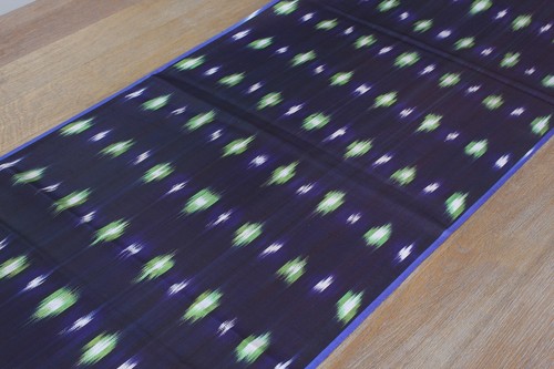 Ikat Fabric Silk and Silk Uzbek 8.80 meters BRAND NEW FAST Shipment 12476 - Picture 5 of 12