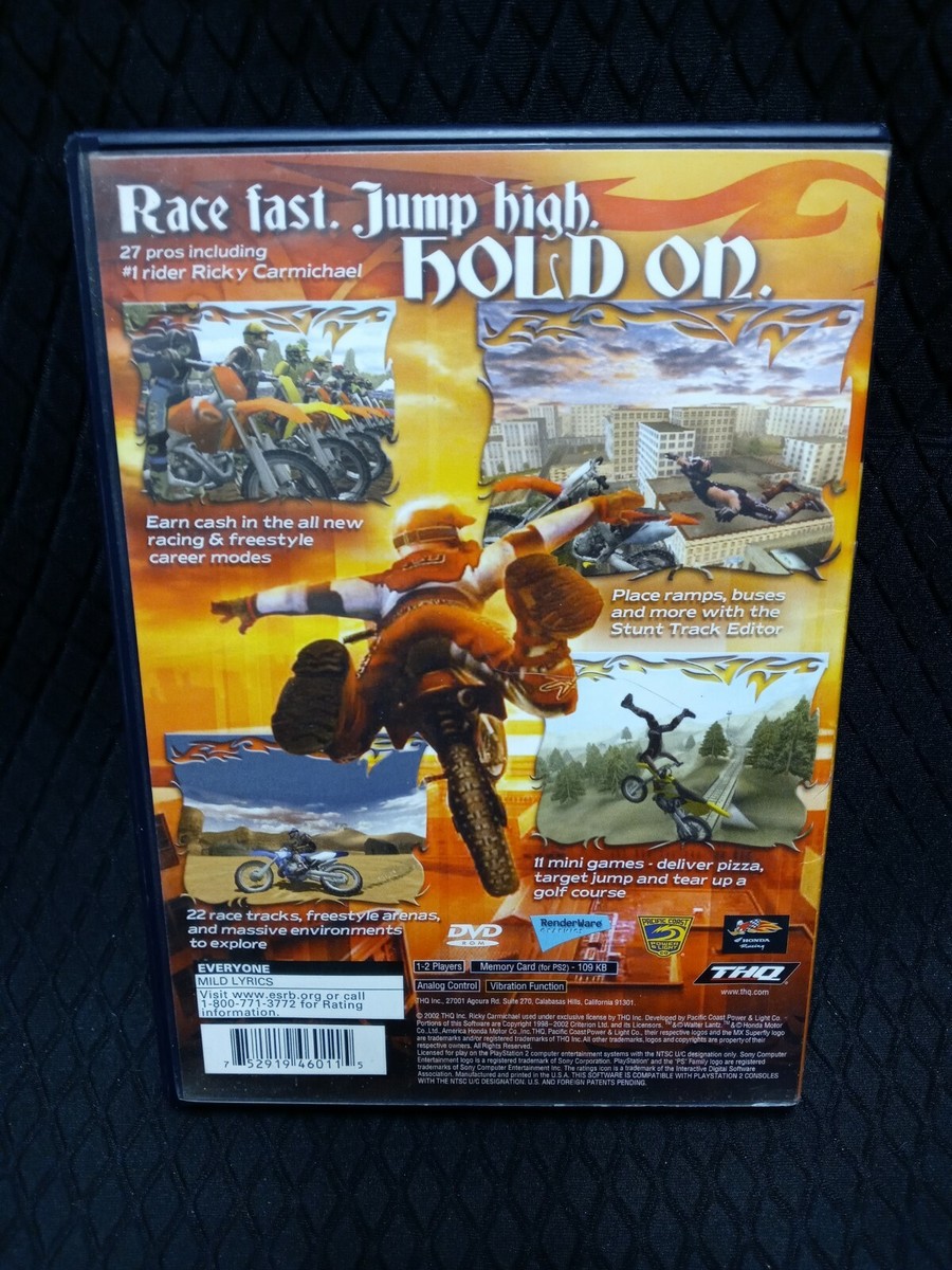 MX Superfly Featuring Ricky Carmichael (Sony PlayStation 2, 2002