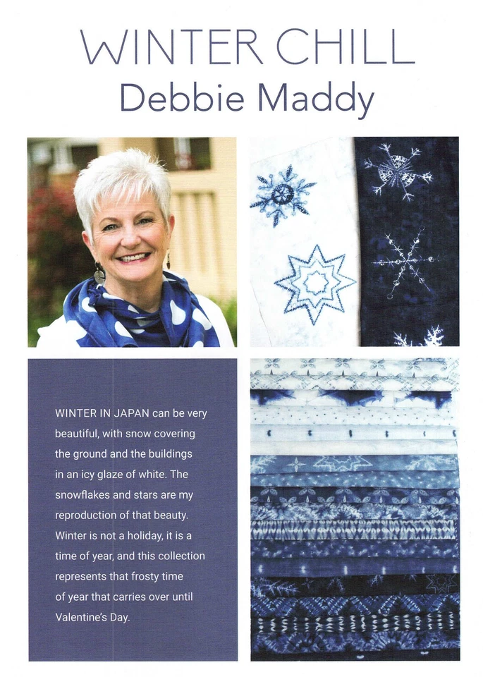 Winter Chill Moda Layer Cake 42 100% Cotton 10" Precut Quilt Squares - Image 3 of 4