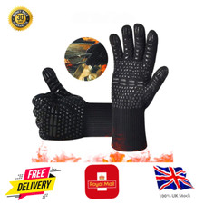 Oven Gloves BBQ - Pizza 1472℉ Extreme Heat Resistant, Food Grade Kitchen Grill