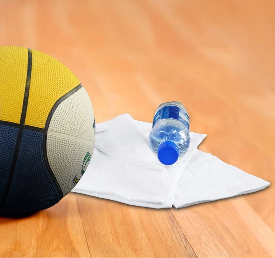 Paños de lavado 100% algodón bebé suave tela corporal blanco extra absorbente paquete de 12 Foto 3 de 4