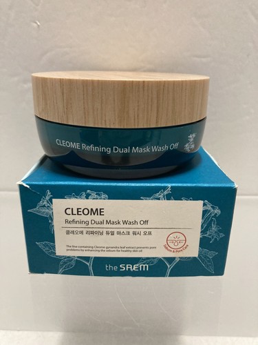  The SAEM, Cleome, Refining Dual Facial Mask Wash Off, Sebum & Pore Care