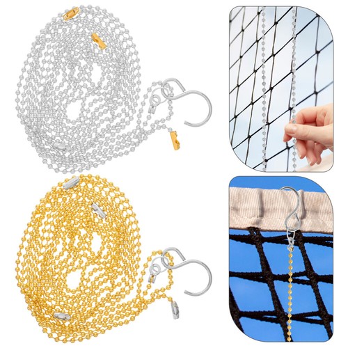 2 Pcs Volleyball Net Measurement Chain Officials Equipment Extender