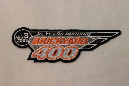 2003 Brickyard 400 Lapel Hat Pin & Patch Nascar Event Track Collector IMS Indy - Picture 4 of 9
